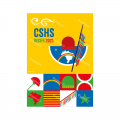 Cartaz: 9° Congresso Brasileiro de Ciências Sociais e Humanas em Saúde ( Fundo: Amarelo)